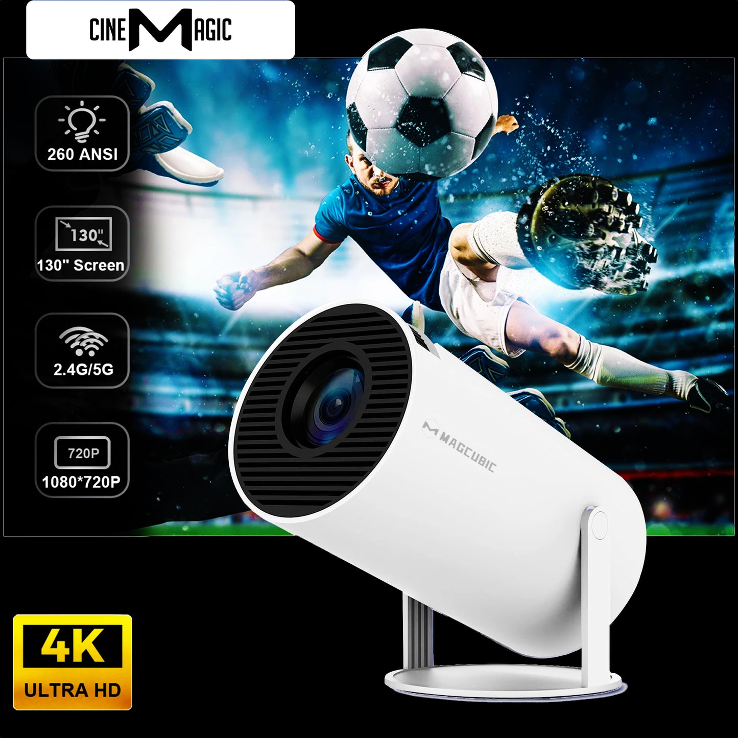 MAGCUBIC™ 4K Projector